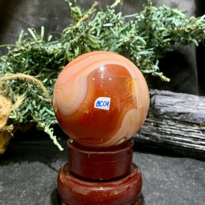 Bi cầu Carnelian (BC01), KL:282gram - ĐK:5,9cm | CADA DECOR