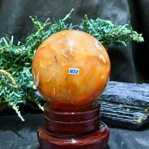Bi cầu Carnelian (BC02), KL: 530gram – ĐK: 7,3cm | CADA DECOR