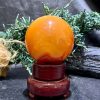 Bi cầu Carnelian (BC04), KL: 302gram – ĐK: 6.1cm | CADA DECOR
