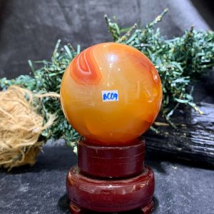 Bi cầu Carnelian (BC04), KL: 302gram – ĐK: 6.1cm | CADA DECOR