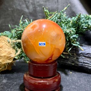 Bi cầu Carnelian (BC06), KL: 322gram – ĐK: 6.2cm | CADA DECOR