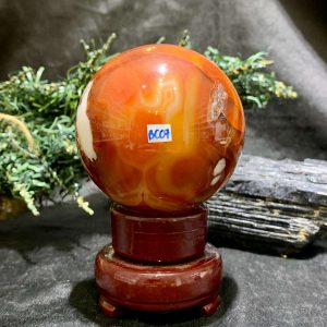Bi cầu Carnelian (BC07), KL: 464gram – ĐK: 7cm | CADA DECOR