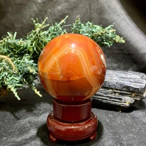Bi cầu Carnelian (BC07), KL: 464gram – ĐK: 7cm | CADA DECOR