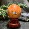 Bi cầu Carnelian (BC09), KL: 404gram – ĐK: 6.7cm | CADA DECOR