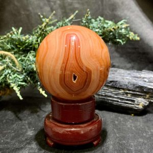 Bi cầu Carnelian (BC09), KL: 404gram – ĐK: 6.7cm | CADA DECOR