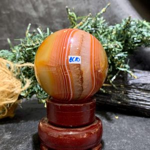 Bi cầu Carnelian (BC10), KL: 292gram – ĐK: 6cm | CADA DECOR