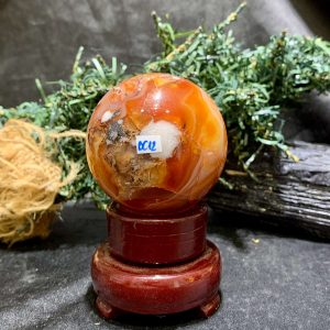 Bi cầu Carnelian (BC12), KL: 244gram – ĐK: 5.6cm | CADA DECOR