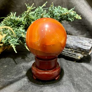Bi cầu Carnelian (BC13), KL: 476gram – ĐK: 7cm | CADA DECOR
