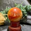 Bi cầu Carnelian (BC14), KL: 306gram – ĐK: 6.1cm | CADA DECOR