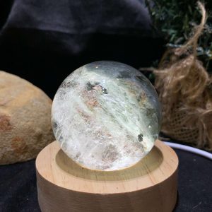 Bi cầu Thạch anh Ưu Linh – Garden Quartz (CG05), ĐK: 5,2cm – KL: 204gram | CADA DECOR