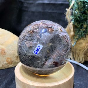 Bi cầu Thạch anh Ưu Linh – Garden Quartz (CG09), ĐK: 6cm – KL: 314gram | CADA DECOR