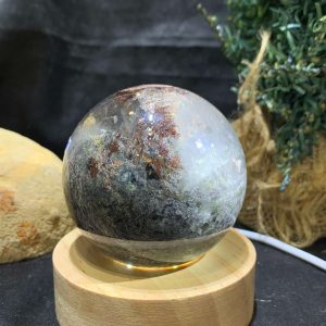 Bi cầu Thạch anh Ưu Linh – Garden Quartz (CG09), ĐK: 6cm – KL: 314gram | CADA DECOR