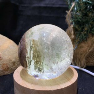Bi cầu Thạch anh Ưu Linh – Garden Quartz (CG12), ĐK: 5,7cm – KL: 262gram | CADA DECOR