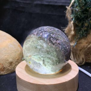 Bi cầu Thạch anh Ưu Linh – Garden Quartz (CG16), ĐK: 5,1cm – KL: 194gram | CADA DECOR