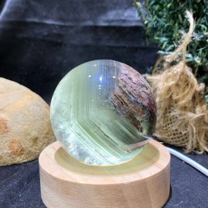 Bi cầu Thạch anh Ưu Linh – Garden Quartz (CG20), ĐK: 5,5cm – KL: 240gram | CADA DECOR
