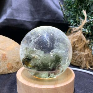 Bi cầu Thạch anh Ưu Linh – Garden Quartz (CG23), ĐK: 6cm – KL: 316gram | CADA DECOR