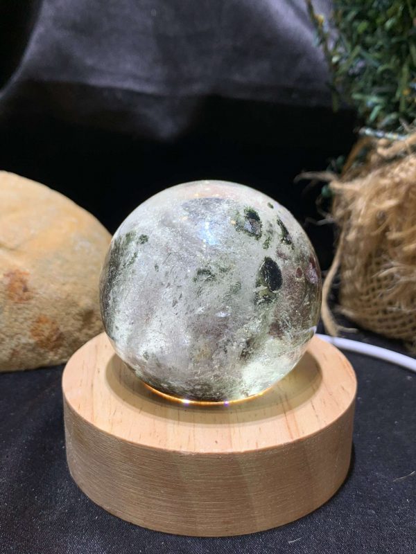 Bi cầu Thạch anh Ưu Linh – Garden Quartz (CG28), ĐK: 5cm – KL: 188gram | CADA DECOR