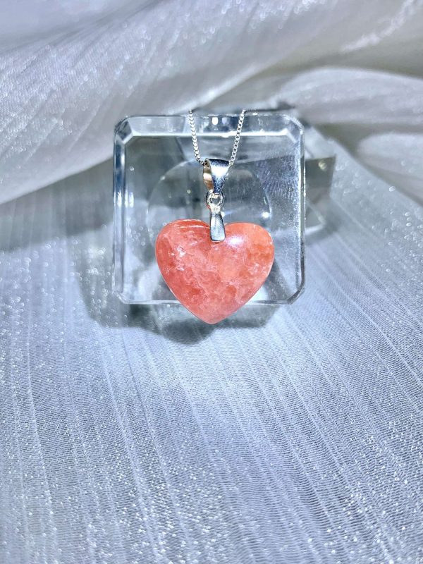 Mặt Trái tim Rhodochrosite | CADA DECOR