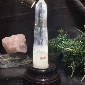 Trụ Thạch Anh Trắng – KT: 16,5*3CM, KL: 250Gram (TTT264) | CADA DECOR