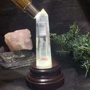 Trụ Thạch Anh Trắng – KT: 13*2,5CM, KL: 176Gram (TTT267) | CADA DECOR