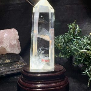 Trụ Thạch Anh Trắng – KT: 14,5*4CM, KL: 316Gram (TTT269) | CADA DECOR