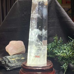 Trụ Thạch Anh Trắng – KT: 22*5CM, KL: 766Gram (TTT273) | CADA DECOR