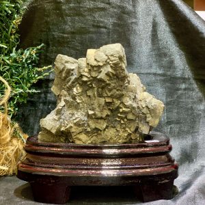 Tinh thể Vàng Găm – Pyrite (TVG23), KL: 1,188kg – KT:12*11cm