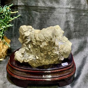 Tinh thể Vàng Găm – Pyrite (TVG23), KL: 1,188kg – KT:12*11cm