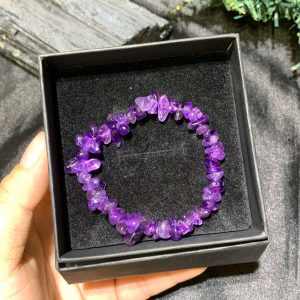 VÒNG CHIP THẠCH ANH TÍM | CADA DECOR