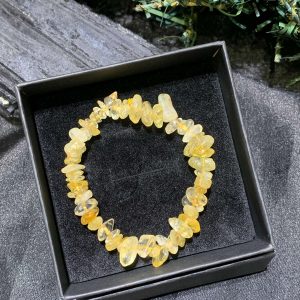 VÒNG CHIP THẠCH ANH VÀNG | CADA DECOR