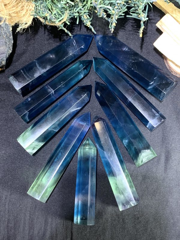 Trụ Blue Flourite