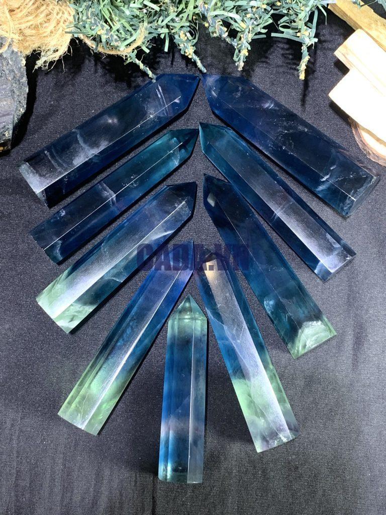 Trụ Blue Flourite