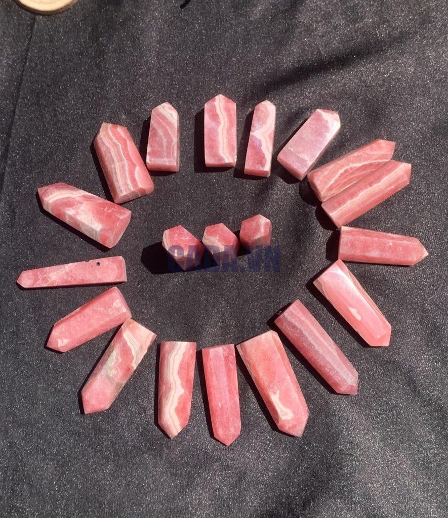 Trụ đá đào hoa - Rhodochrosite