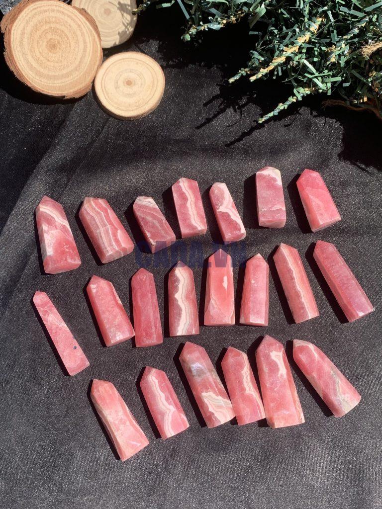 Trụ đá đào hoa - Rhodochrosite