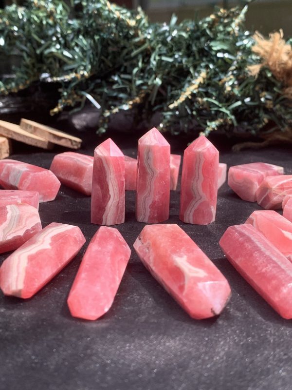 Trụ đá đào hoa - Rhodochrosite