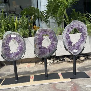 Slice Geode Amethyst - Lát cắt thạch anh tím
