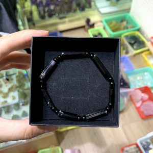 Vòng tay Black Tourmaline – vòng đơn | CADA DECOR
