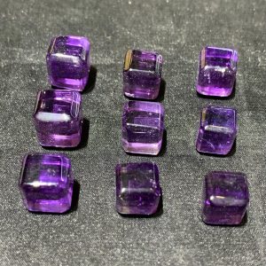 CUBE THẠCH ANH TÍM MINI | CADA DECOR