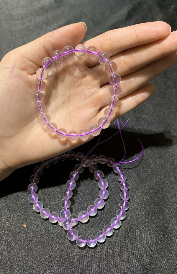 VÒNG TAY THẠCH ANH HỒNG SAO (size 8-10mm) | CADA DECOR