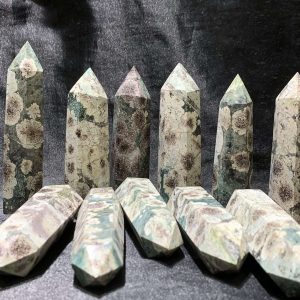 TRỤ RUSSIAN FLOWER AGATE 8-10cm | CADA DECOR
