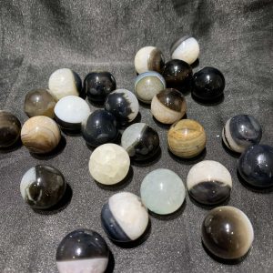 BI CẦU MÃ NÃO VÂN TRẮNG ĐEN | CADA DECOR