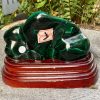 Nu Lông Công – Malachite (NLC09), KL: 0,766KG, KT: 13*9CM | CADA DECOR