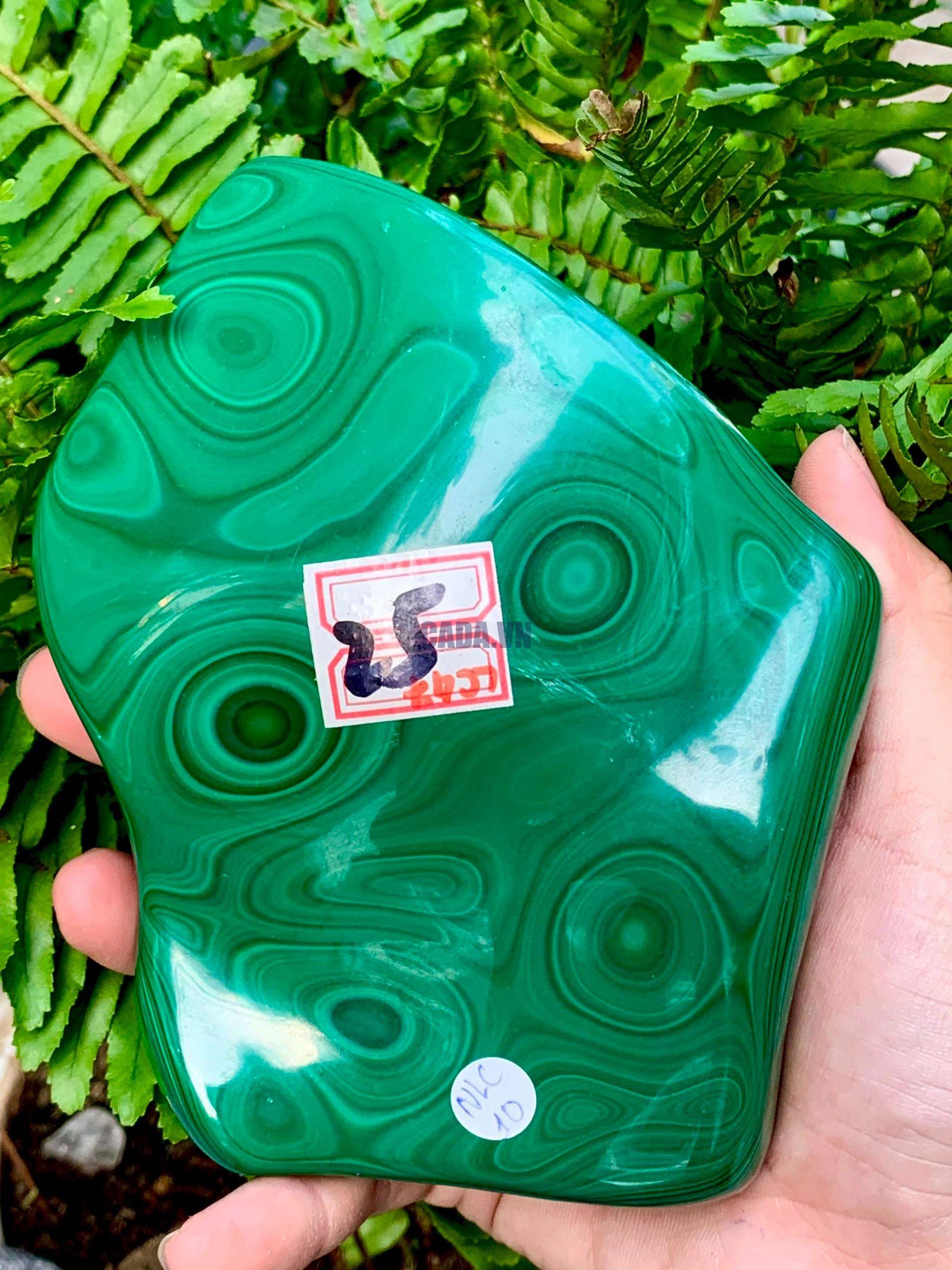 Nu Lông Công – Malachite (NLC10), KL: 0.896KG, KT: 14.5*10.5CM | CADA DECOR