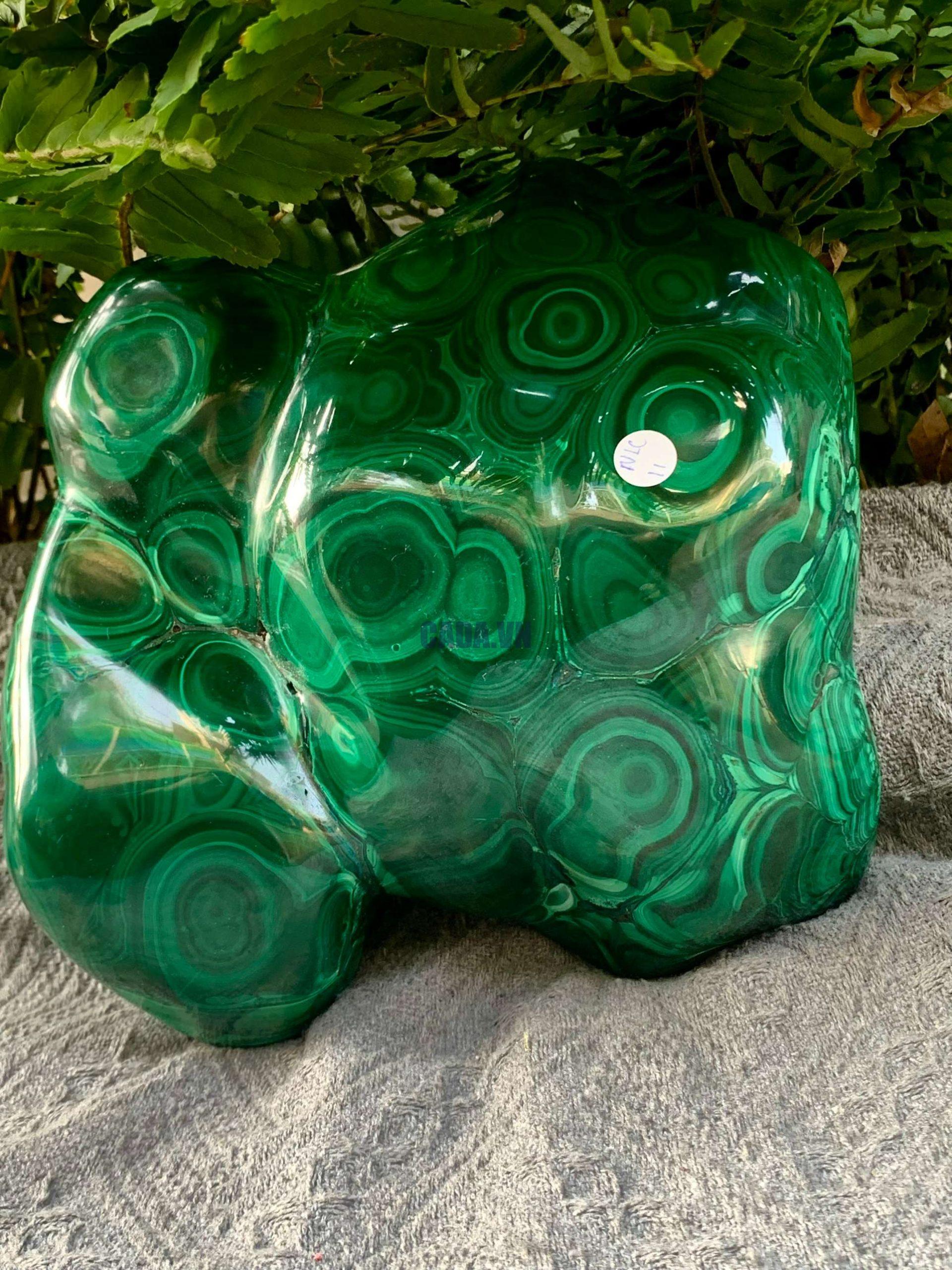 Nu Lông Công – Malachite (NLC11), KL: 4,062KG, KT: 19*20CM | CADA DECOR