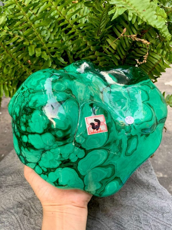 Nu Lông Công – Malachite (NLC12), KL: 3,014KG, KT: 22,5*18CM | CADA DECOR