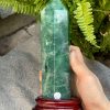 Trụ Fluorite Xanh – Green Fluorite Point (TF141), KT: 21*5CM – KL: 0,974KG Trụ Fluorite Xanh – Green Fluorite Point (TF141), KT: 21*5CM – KL: 0,974KG
