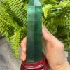 Trụ Fluorite Xanh – Green Fluorite Point (TF146), KT: 19*5CM – KL: 0,526KG 