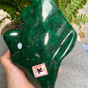 Nu Lông Công – Malachite (NLC17), KL: 1,404KG, KT: 14*19CM | CADA DECOR