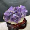 BỆ THẠCH ANH TÍM (T250), KL: 8,1KG – KT: 26x28CM | CADA DECOR