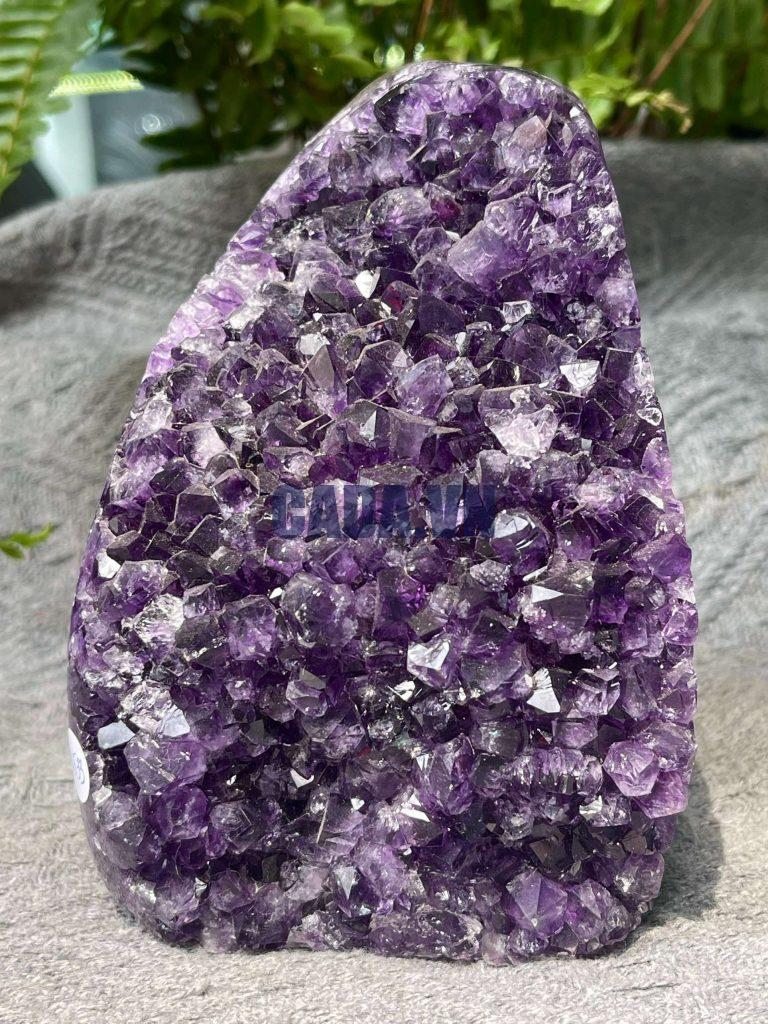 HỐC THẠCH ANH TÍM NHỎ – SMALL AMETHYST GEODE (TV533), KL: 1,178KG, KT: 12*9CM